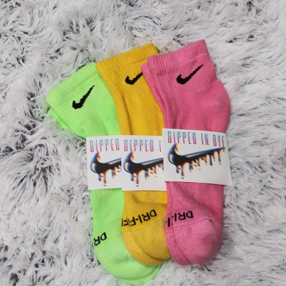 3pk Custom Nike Socks